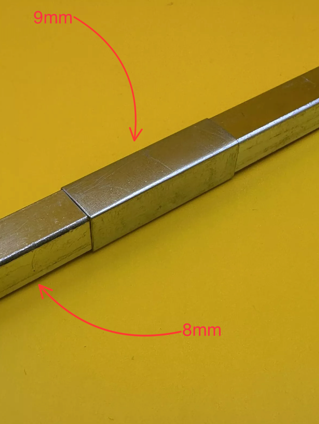 8mm door handle spindle Sleeve Enhancer’s To Converts 8mm To 9mm