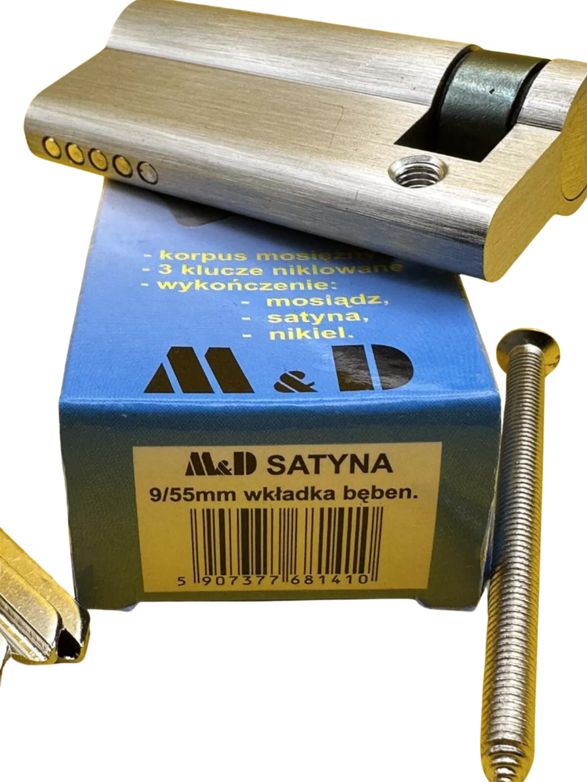 Half Euro Cylinder 55/9mm