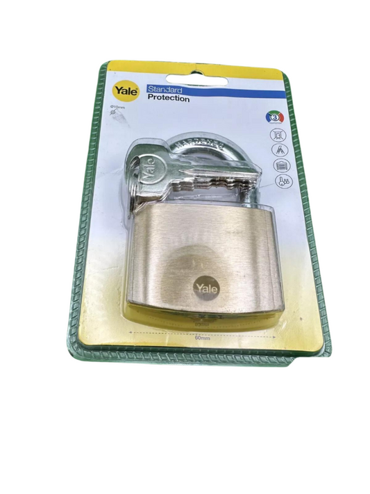 YALE - Padlock 60mm Brass Y110/60/132/1