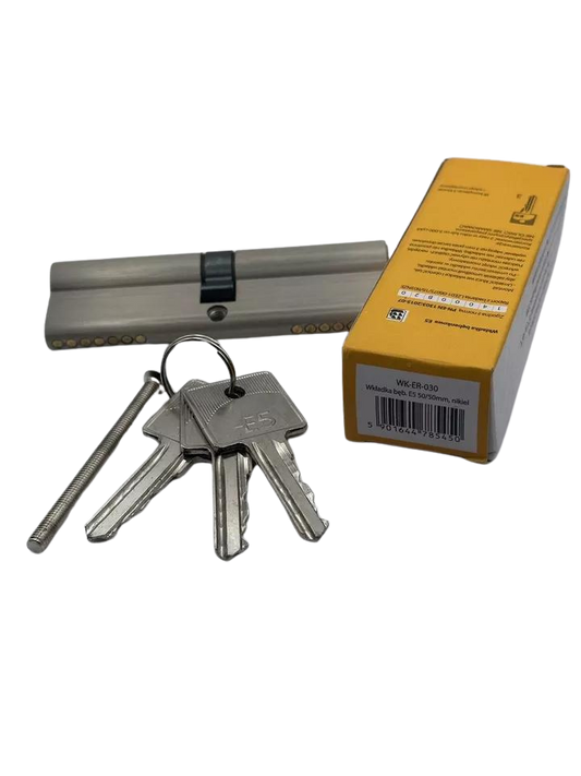 Barrel Lock - E5 - Euro Cylinder 3 Keys Various Sizes